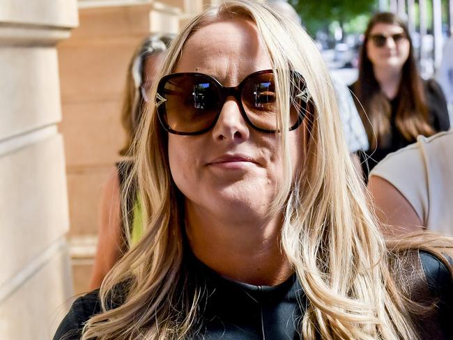 DECEMBER 04, 2024, Raina Jane Cruise appears at Adelaide court  for her assault upon a pregnant police officer. Picture: Roy VanDerVegt,