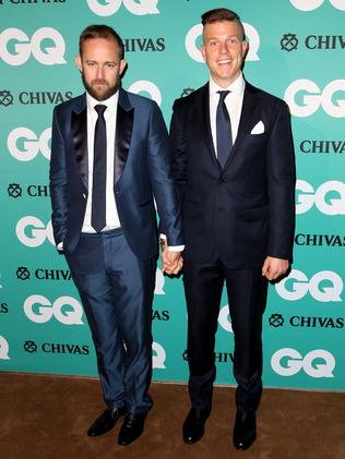 Bondi Hipsters Nick Boshier and Christiaan van Vuuren. Picture: Richard Dobson