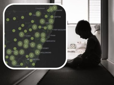 Mapped art for kids at risk 4 x 3