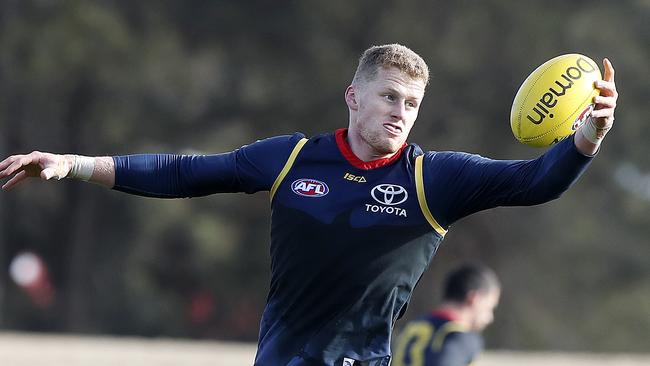 Adelaide’s Reilly O'Brien trains at West Lakes. Picture: Sarah Reed