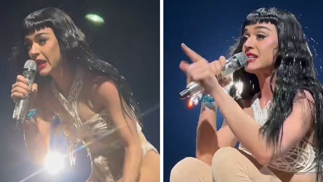 Katy Perry scolds fan for 