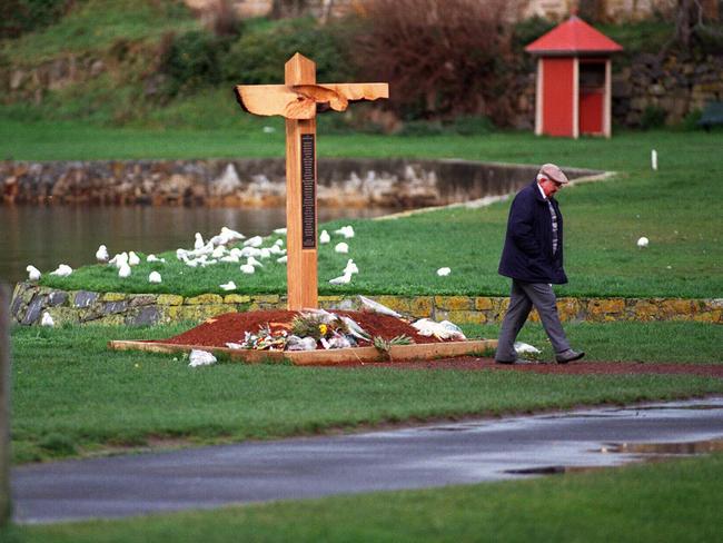 Violent end ... a 0.2 rise in the Medicare levy helped fund a gun buy back in the aftermath of the Port Arthur massacre.