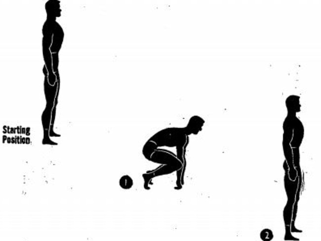 Many of the exercises look painfully familiar. Picture: FM 21-20