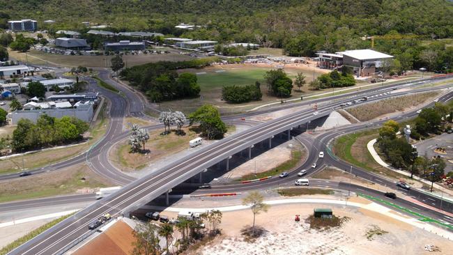 After four years and $164m, the Smithfield Bypass is finally open. Picture: Brendan Radke