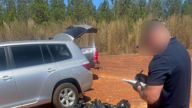 NT Police seized 113kg of cannabis and $270,000 in cash on Monday, dealing a major blow to a Vietnamese crime syndicate. Picture: NT Police