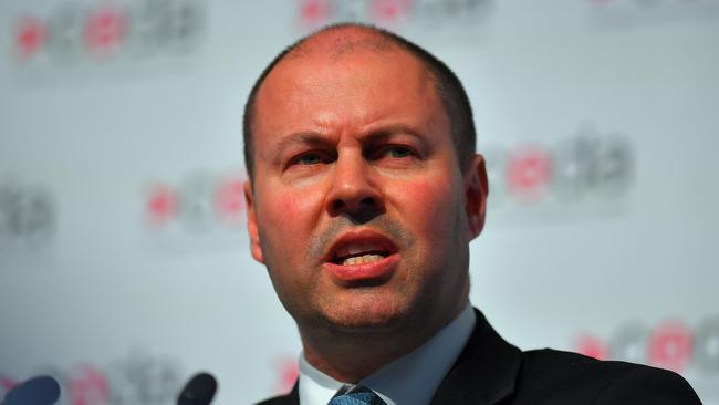 Federal Treasurer Josh Frydenberg. Picture: AAP