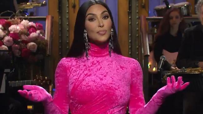 Kim Kardashian hosts Saturday Night Live.