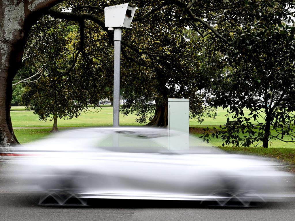 Warning signs, however, are not legally required for fixed speeding camera signs in NSW. Picture: Jeremy Piper/NCA NewsWire