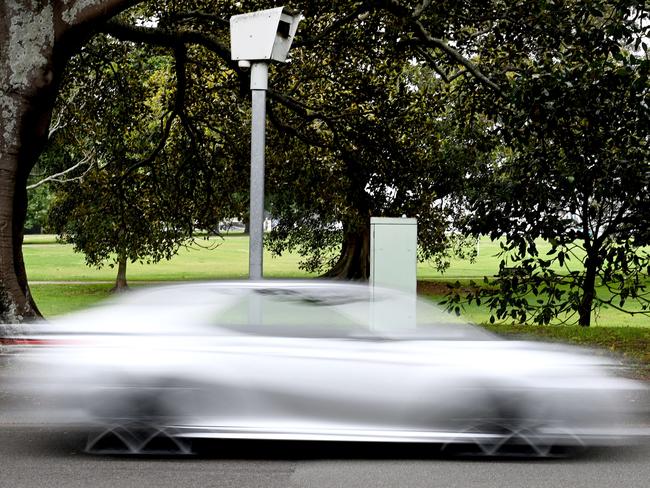 Warning signs, however, are not legally required for fixed speeding camera signs in NSW. Picture: Jeremy Piper/NCA NewsWire