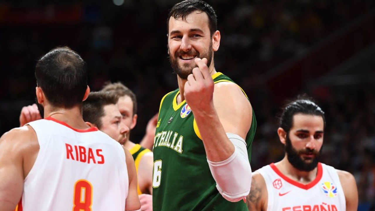 Andrew Bogut wasn't too pleased.