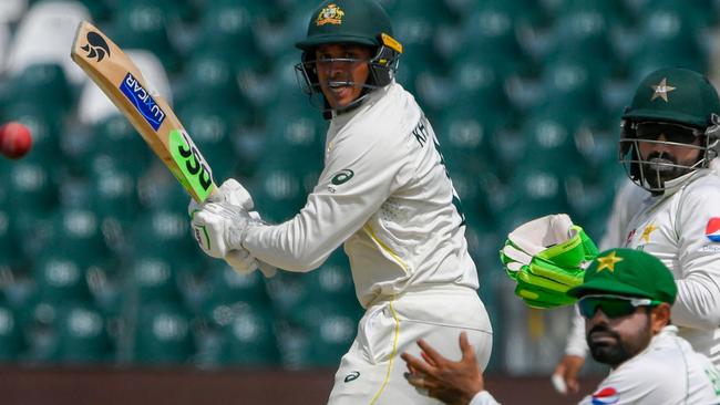 Australia's Usman Khawaja. Photo by Aamir QURESHI / AFP