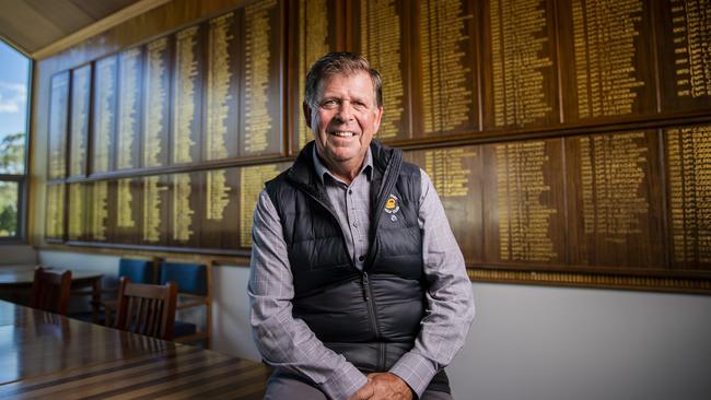 Royal Hobart Golf Club.  Club captain Ian Mansfield. Picture: RICHARD JUPE