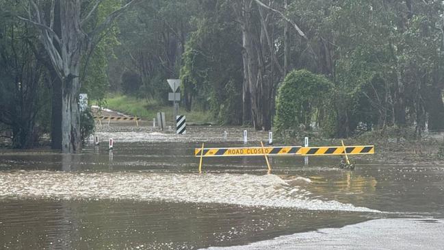 Roads have been closed into Hunter Valley Zoo. Picture: Supplied