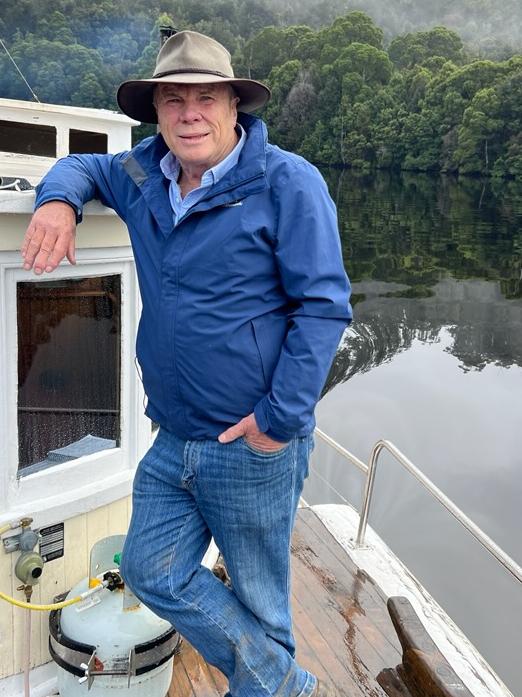 Charles Wooley visits the Tarkine. Picture: Aaron Hage