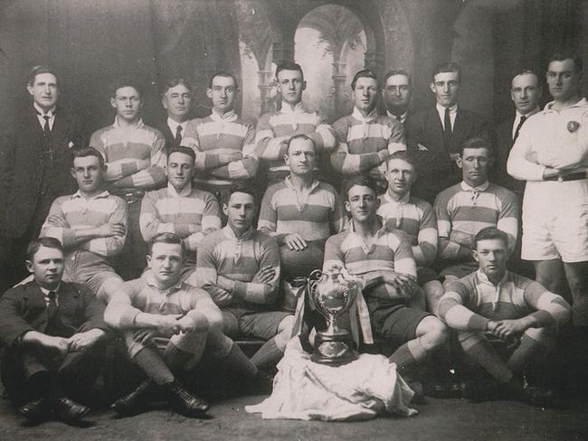 Cootamundra has a storeyed history in rugby league, including winning the Maher Cup in 1923. Photo: Wal Gavin Collection