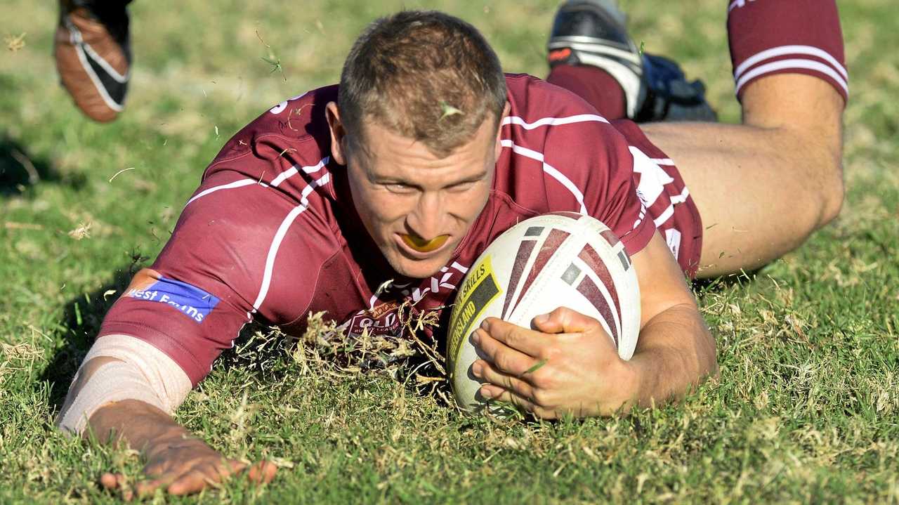 Fassifern try scorer Scott Ireland is tipped to be Mr Jaunuary in the club&#39;s special calendar. Picture: Rob Williams