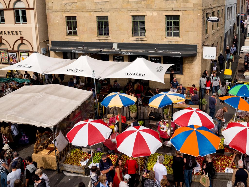 Salamanca Place in Hobart. Picture: Alastair Bett