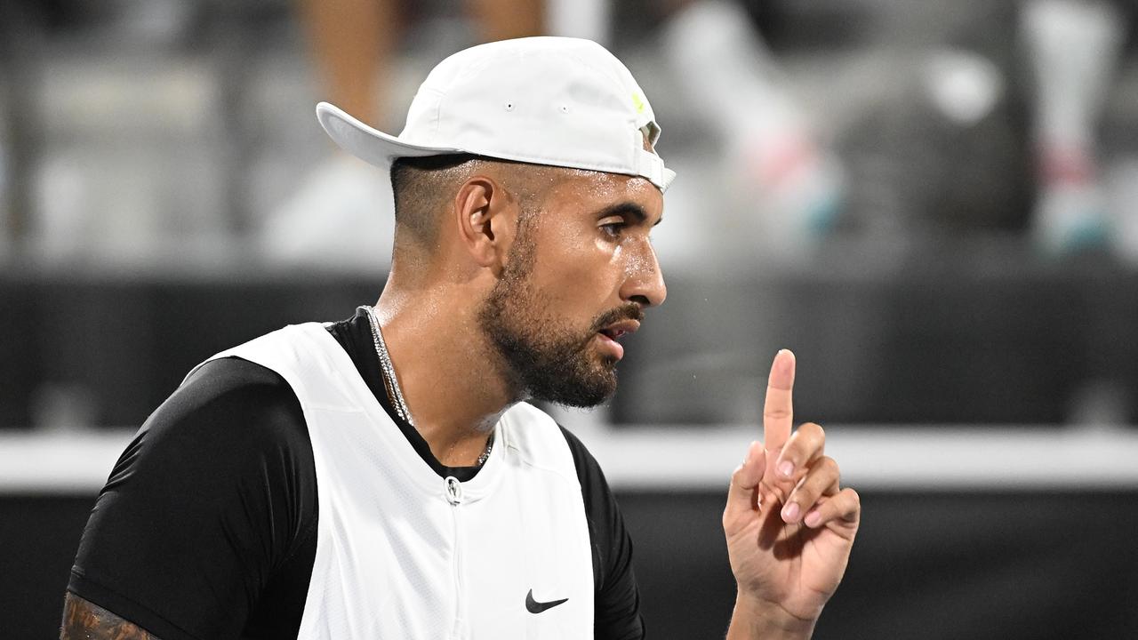 Nick Kyrgios of Australia. Photo by Adam Hagy/Getty Images