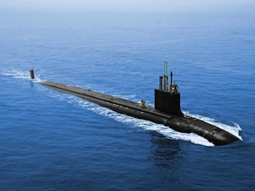 Australia will purchase at least three Virginia-class nuclear submarines from the US in the 2030s. Picture: Supplied