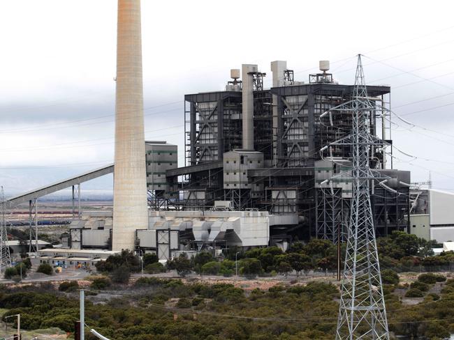 The Northern Alinta power station at Port Augusta, now closed. Picture: Martin Dean