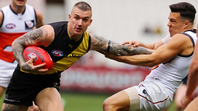 Martin was huge for the Tigers in the second term. Pic: Michael Klein