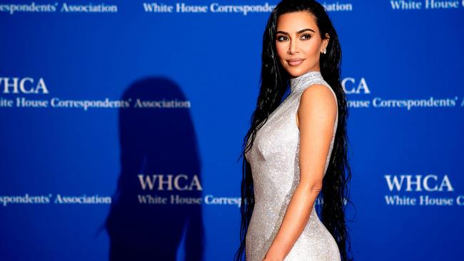 Kim became famous for her curvy figure. Picture: Stefani Reynolds / AFP