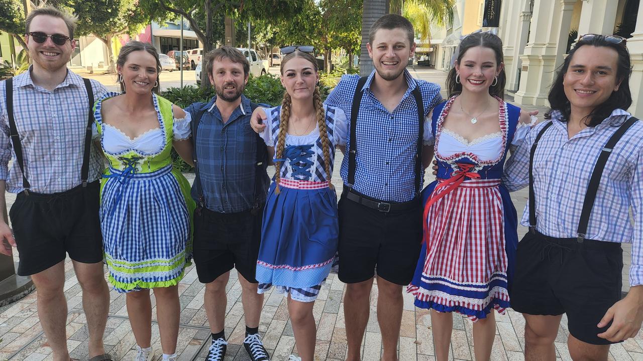 A happy crowd enjoyed Oktoberfest Rockhampton 2023.