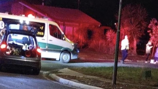 A photo of the hit-run in Paralowie. Picture: Hannah Foord on Twitter, 7News