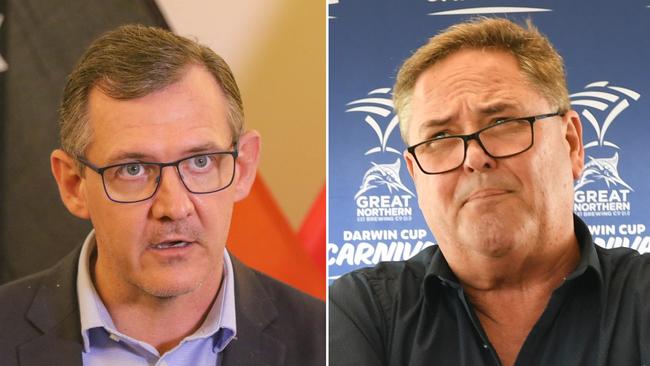 Michael Gunner had asked for Darwin Turf Club board members, including chairman Brett Dixon, to resign following the ICAC’s investigation findings.