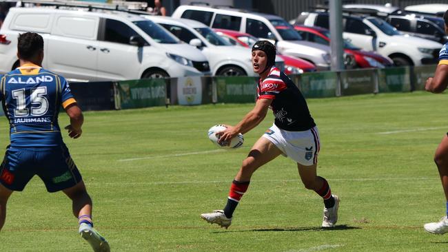 Toby Rodwell in action for the Roosters. Credit: Facebook.