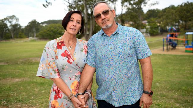 Lloyd and Sue Clarke, parents of murdered mother Hannah Clarke. Picture: Dan Peled