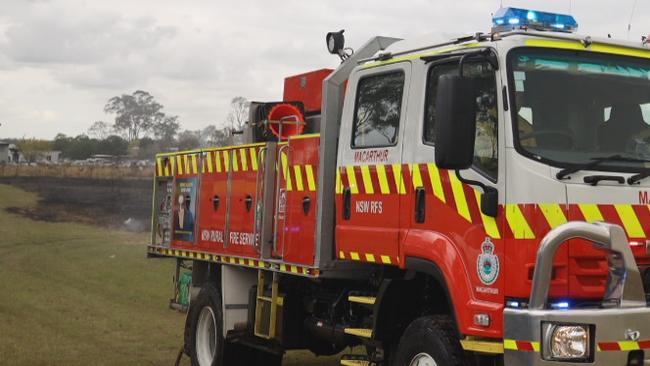 A photo of the NSW Rural Fire Service appliance. Picture: Supplied by NSW Rural Fire Service