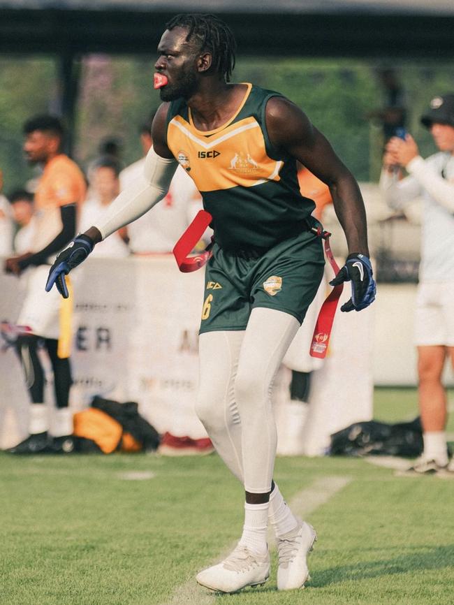 2023 Asia-Oceania Championships. Australia's Flag Football Men and Women. Photo taken from Gridiron Australia Instagram, 28 October 2023