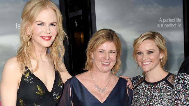 EMBARGOED SUN FEB 19 TV COLUMN Nicole Kidman, Liane Moriarty and Reese Witherspoon. Picture: Supplied/Foxtel.