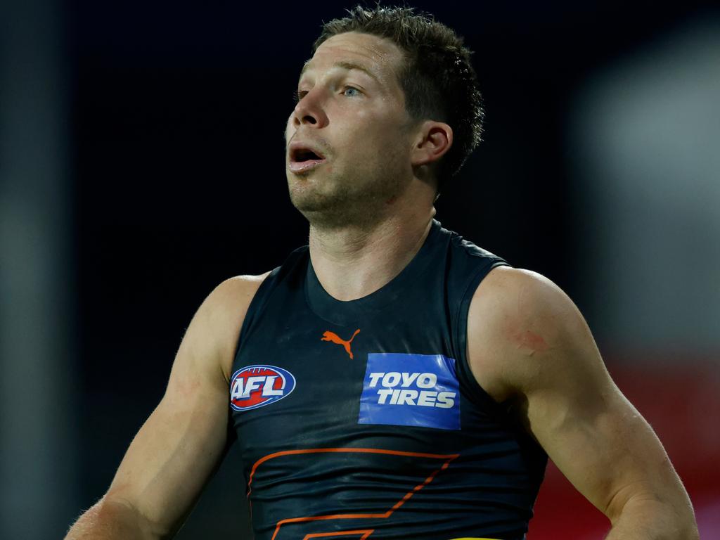 Late last month, the match review officer referred Greene directly to the AFL tribunal, where he was handed a three-game ban. Picture: Rob Blakers/Getty Images