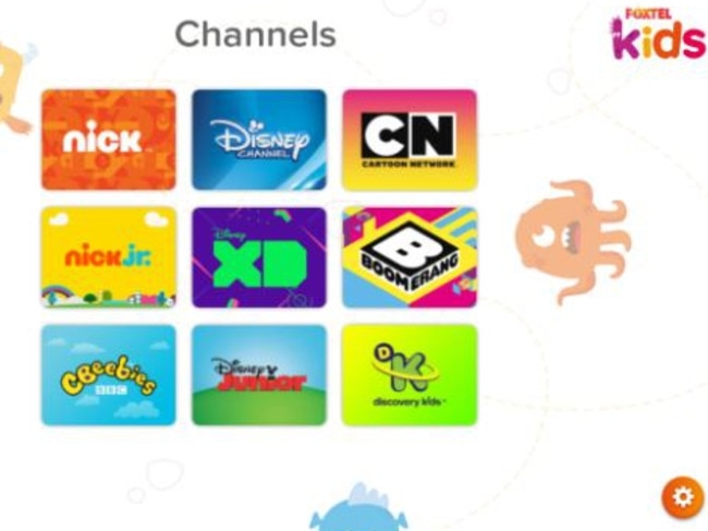 The Foxtel Kids app lets subscribers download shows for offline use on road trips or flights.