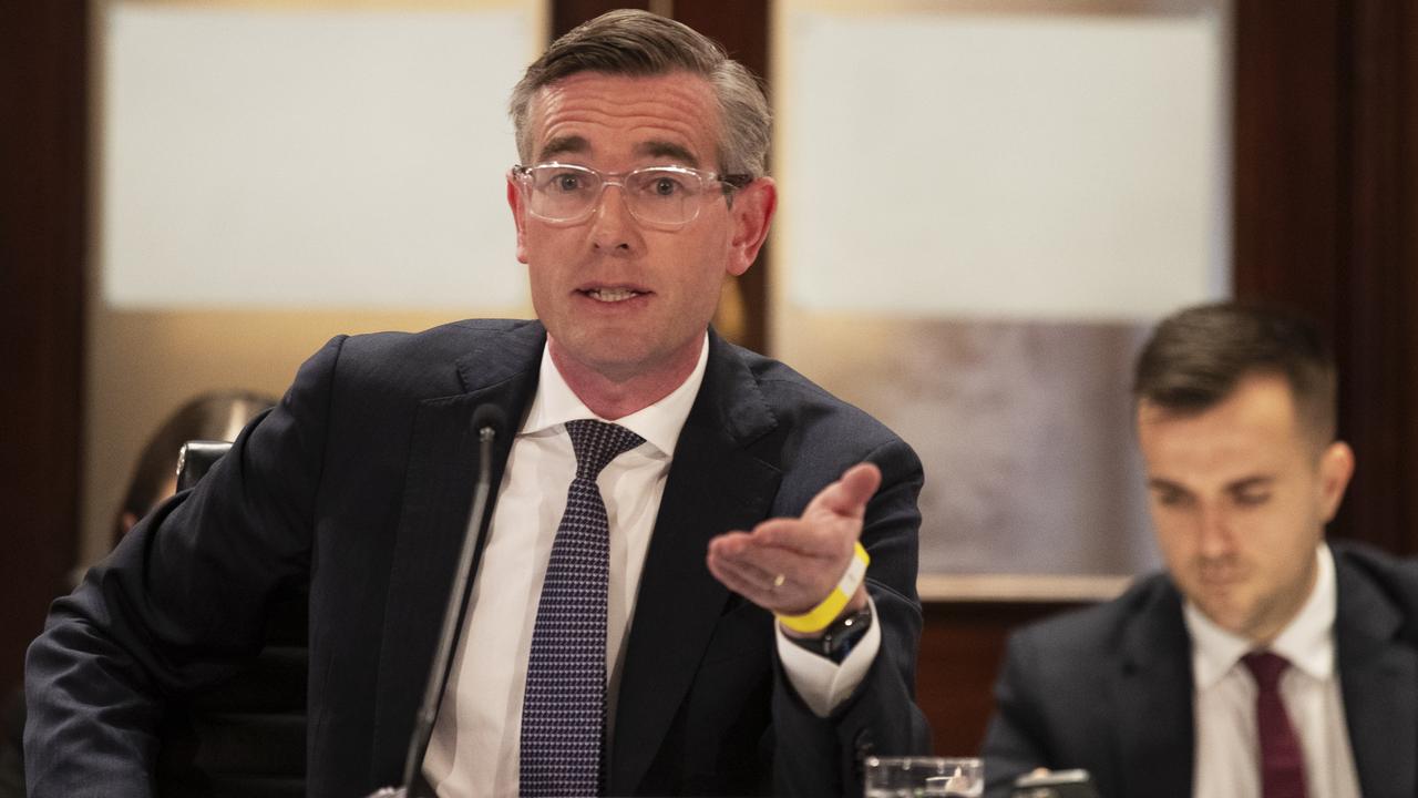 Premier Dominic Perrottet said Ms Petinos offered to resign. Picture: NCA NewsWire / Nikki Short