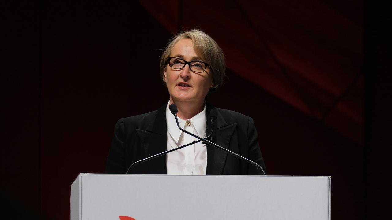 Qantas chief Vanessa Hudson welcomed Danielle Keighery’s appointment and her credentials in building coporate reputation. Picture: NCA NewsWire / Luis Ascui