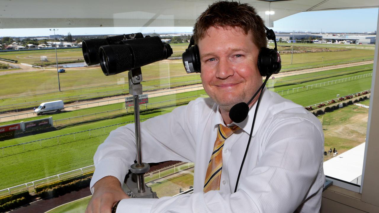 Race caller Josh Fleming will leave Sky Racing as part of sweeping changes. Pic Darren England.