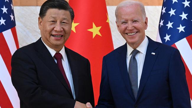 On paper, Team Biden and Team Xi seem to want pretty much the same things in the Middle East. Picture: AFP