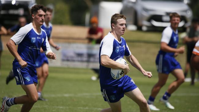 Cooper Cochrane in action for the North Coast Bulldogs against the Macarthur Wests Tigers during round two of the Laurie Daley Cup at Kirkham Oval, Camden, 10 February 2024. Picture: Warren Gannon Photography