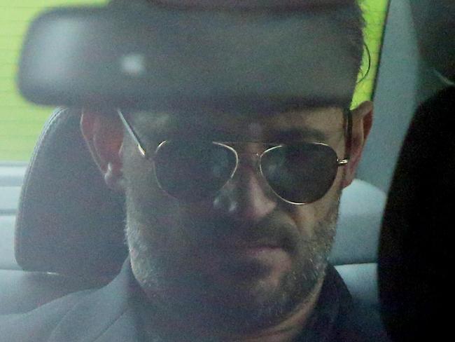 Fadi Fawaz leaving George Michael's funeral. Picture: Splash