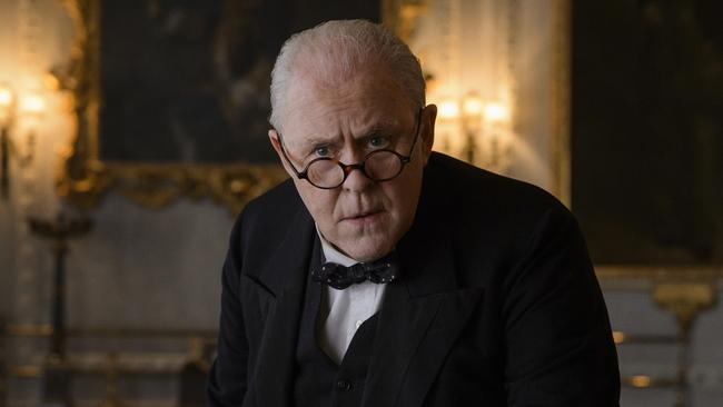 Remarkable ... John Lithgow is unforgettable as Winston Churchill in The Crown. Picture: Supplied.