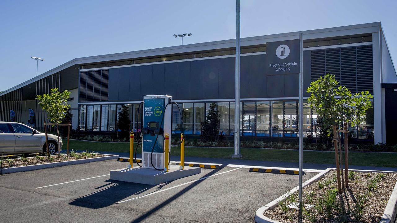 Electric vehicle charging station. Picture: Jerad Williams