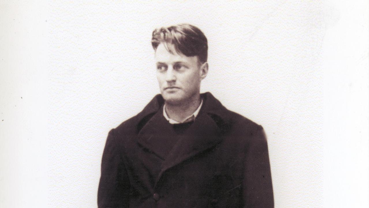 The last known picture of Australian Squadron Leader James Catanach, photographed by German authorities after being arrested with fellow members of the Great Escape team in March 1944. Picture: The Shrine of Remembrance