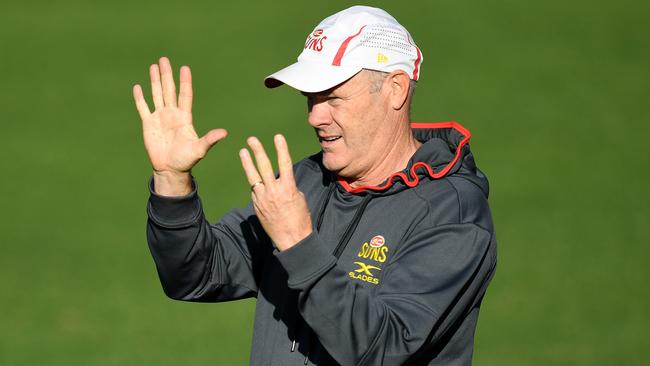 Rodney Eade coached Gold Coast for three years. Picture: Dave Hunt/AAP