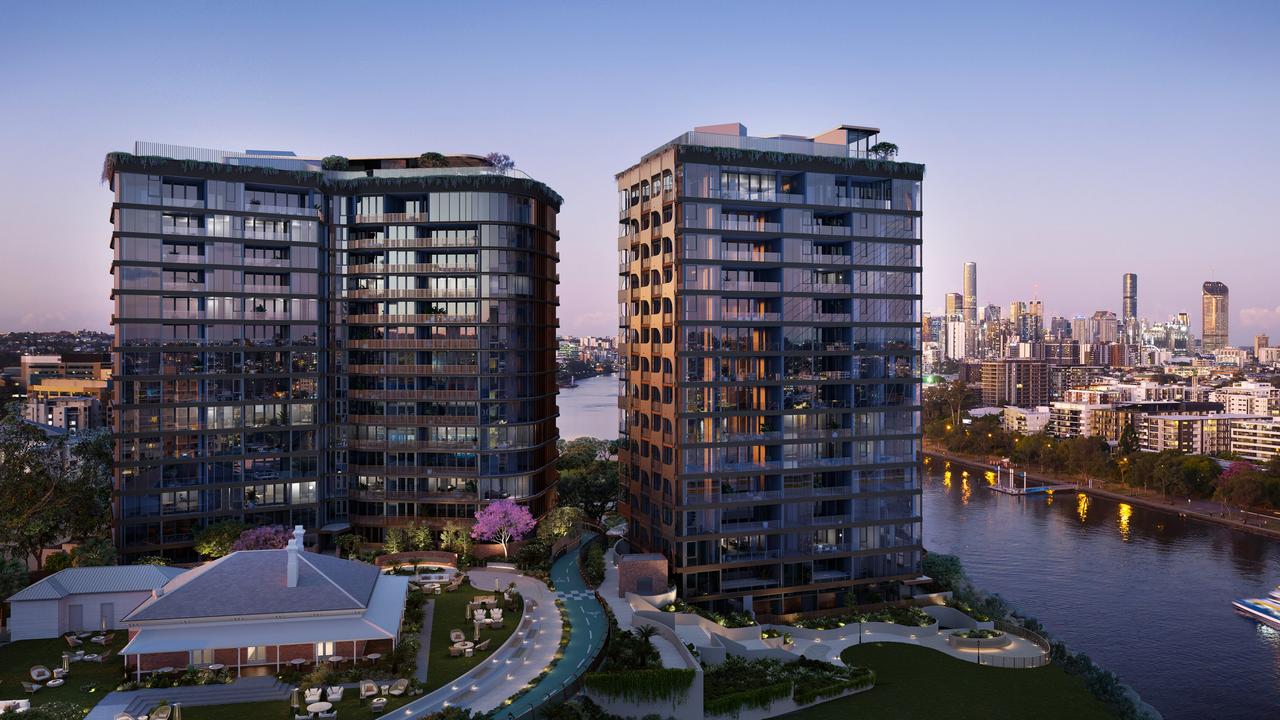 An artist’s impression of the $450m Monarch Residences project in Toowong.