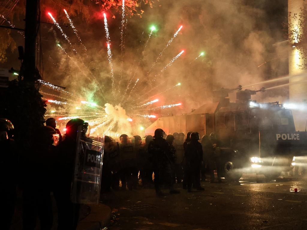 The Georgian government announced they were suspending talks to join the EU on December 2, 2024. Picture: Giorgi ARJEVANIDZE / AFP