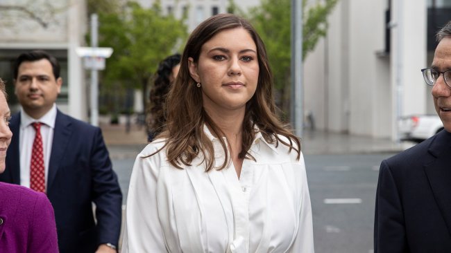 Brittany Higgins was handed a secret compensation payment of up to $3 million after she claimed she was "medically unfit" for work and result in 40 years’ worth of lost wages, a draft statement of claim has revealed. Picture: NCA NewsWire / Gary Ramage