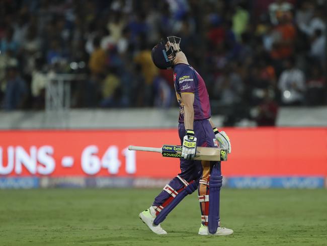 Rising Pune Supergiant's captain Steven Smith was one of Johnson’s victims.